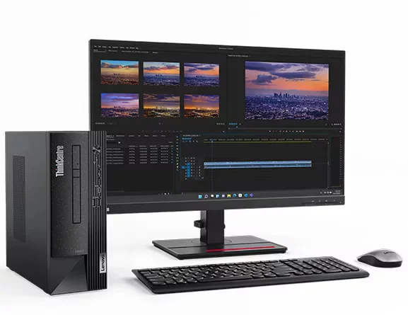 Lenovo ThinkCentre Neo 50S Desktop Computer Set – Refurbished
